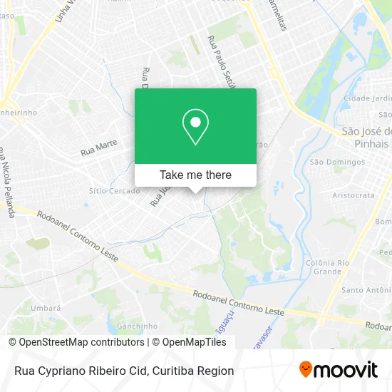 Rua Cypriano Ribeiro Cid map
