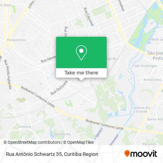 Rua Antônio Schwartz 35 map