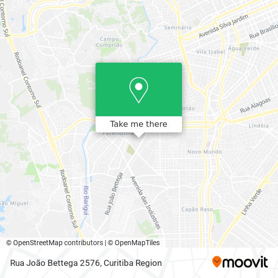 Rua João Bettega 2576 map