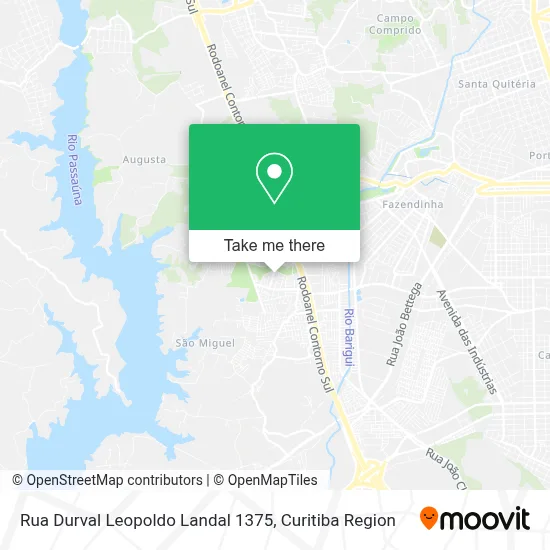 Rua Durval Leopoldo Landal 1375 map