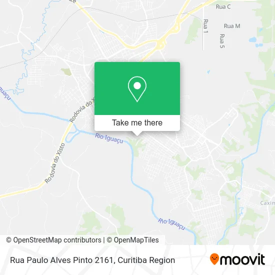 Rua Paulo Alves Pinto 2161 map