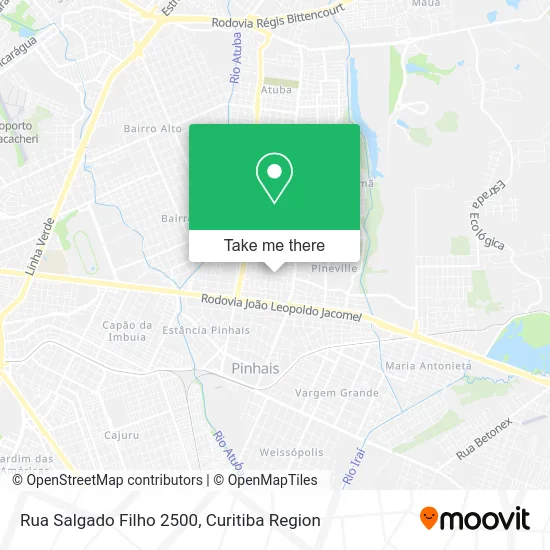 Rua Salgado Filho 2500 map