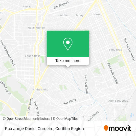 Rua Jorge Daniel Cordeiro map