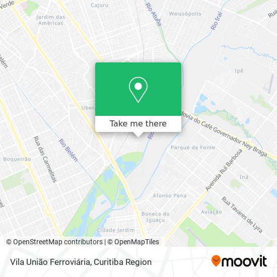 Vila União Ferroviária map