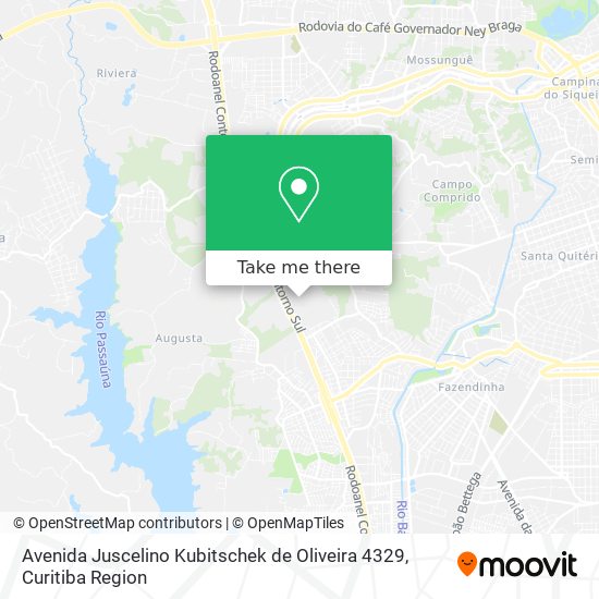 Avenida Juscelino Kubitschek de Oliveira 4329 map