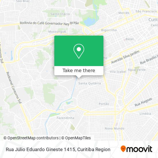 Rua Júlio Eduardo Gineste 1415 map