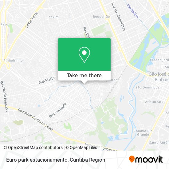 Euro park estacionamento map