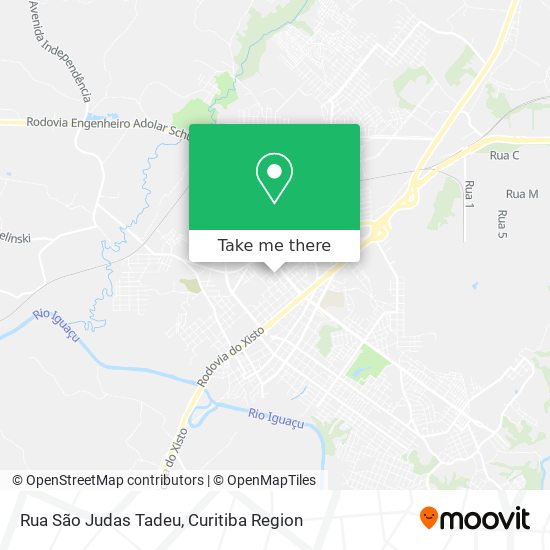 Mapa Rua São Judas Tadeu