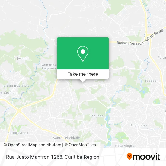 Rua Justo Manfron 1268 map