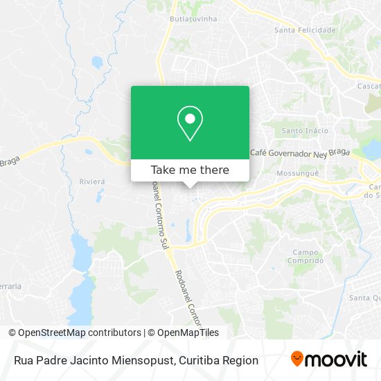 Rua Padre Jacinto Miensopust map