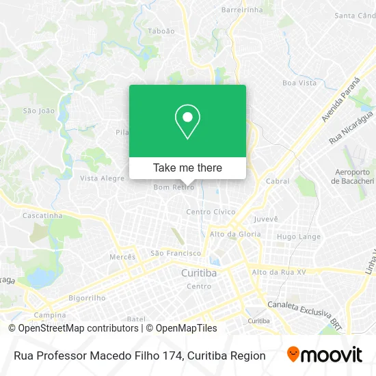 Rua Professor Macedo Filho 174 map