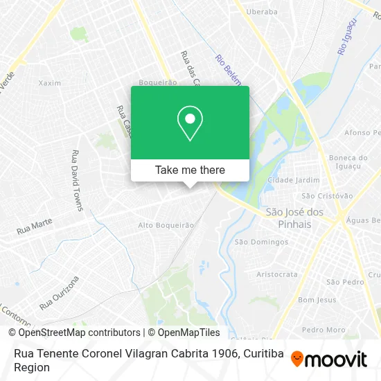 Rua Tenente Coronel Vilagran Cabrita 1906 map