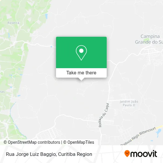 Rua Jorge Luiz Baggio map