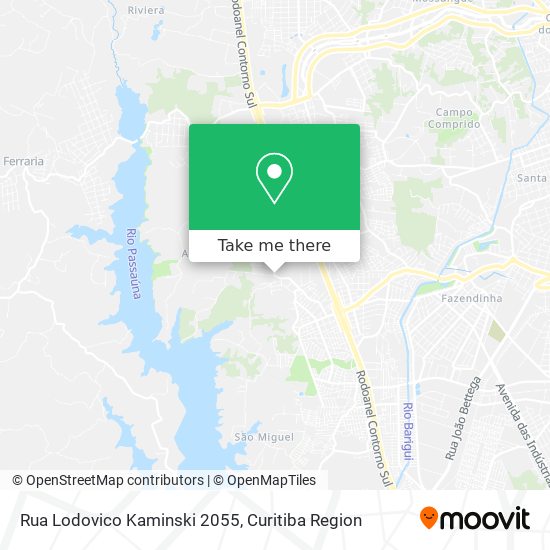 Rua Lodovico Kaminski 2055 map