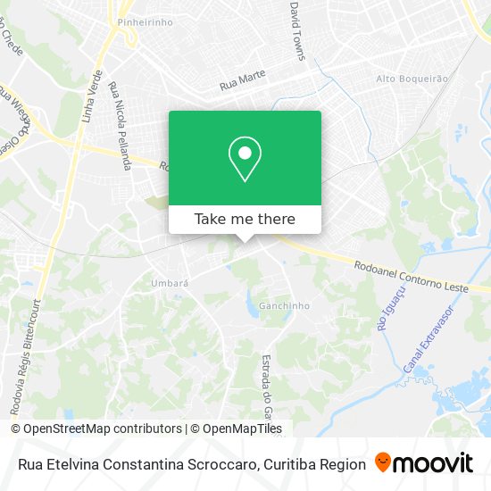 Rua Etelvina Constantina Scroccaro map