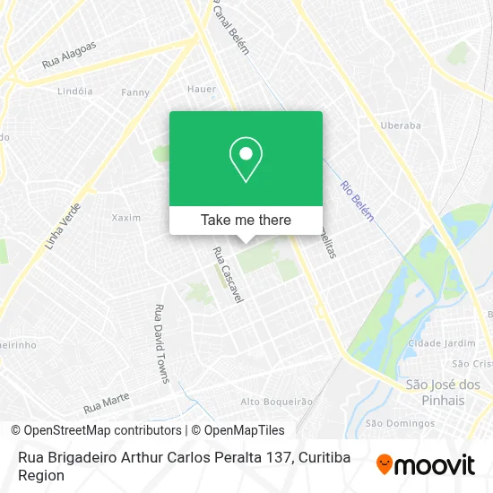 Rua Brigadeiro Arthur Carlos Peralta 137 map