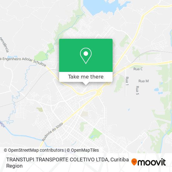 TRANSTUPI TRANSPORTE COLETIVO LTDA map