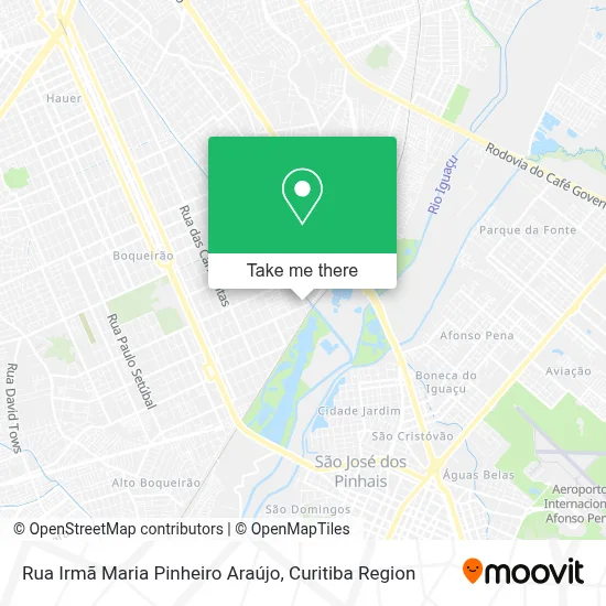 Rua Irmã Maria Pinheiro Araújo map
