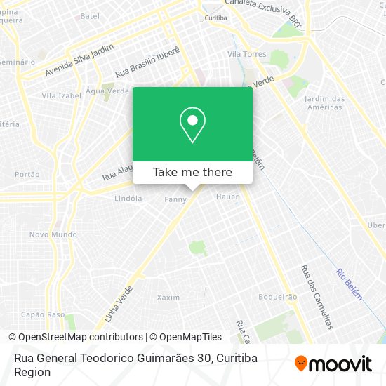 Rua General Teodorico Guimarães 30 map