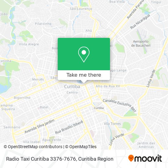 Radio Taxi Curitiba 3376-7676 map