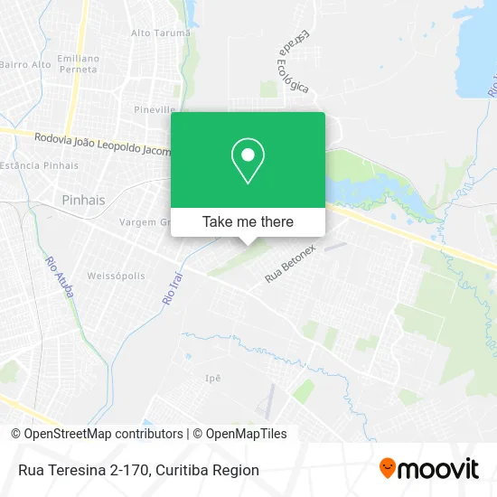 Rua Teresina 2-170 map
