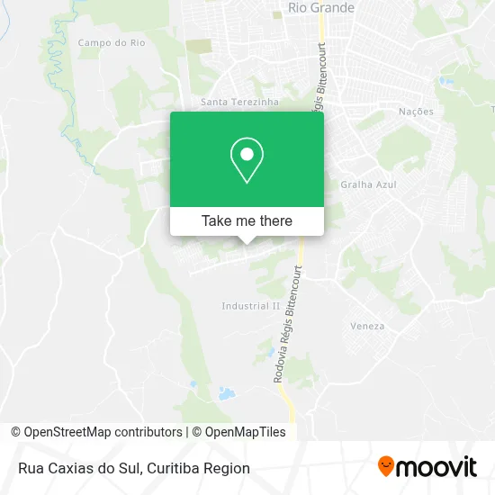 Rua Caxias do Sul map
