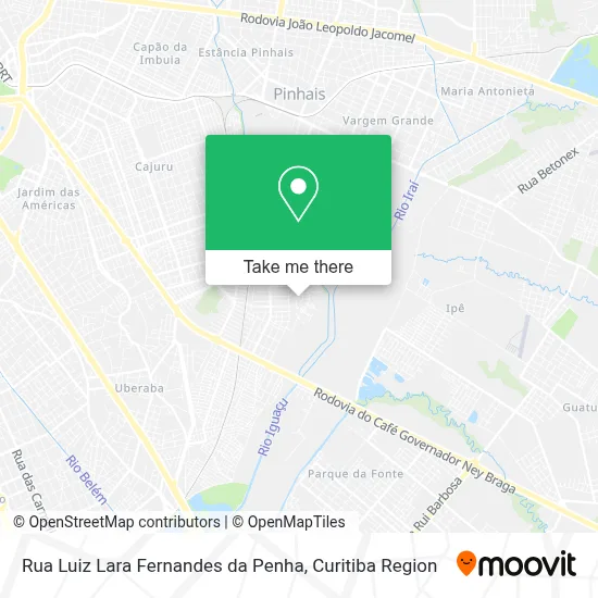 Rua Luiz Lara Fernandes da Penha map