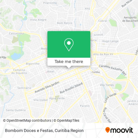 Bombom Doces e Festas map