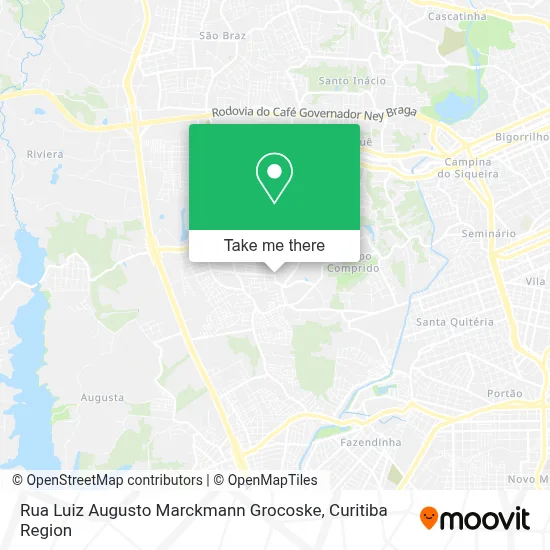 Rua Luiz Augusto Marckmann Grocoske map