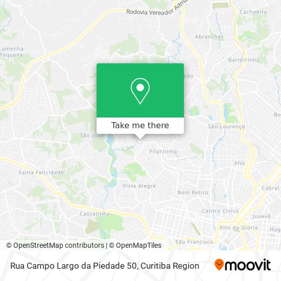 Rua Campo Largo da Piedade 50 map