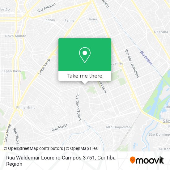 Mapa Rua Waldemar Loureiro Campos 3751