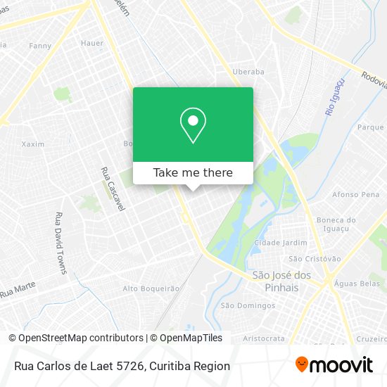 Rua Carlos de Laet 5726 map