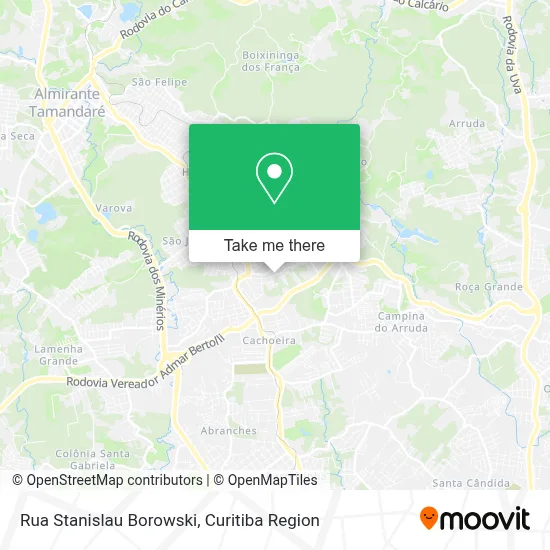Rua Stanislau Borowski map