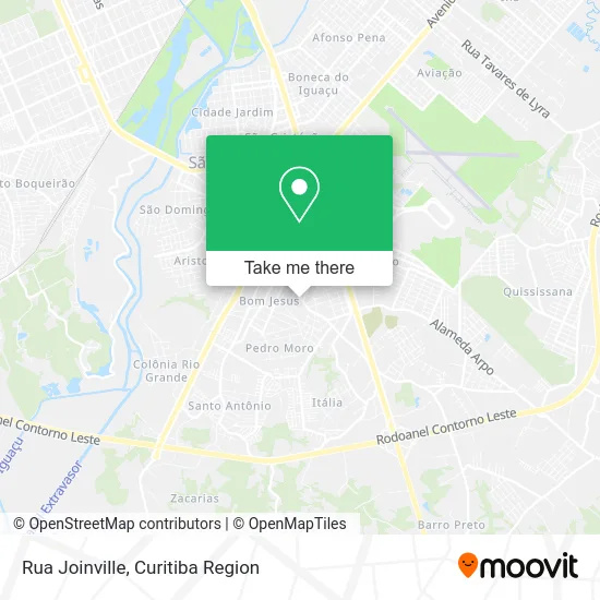 Rua Joinville map