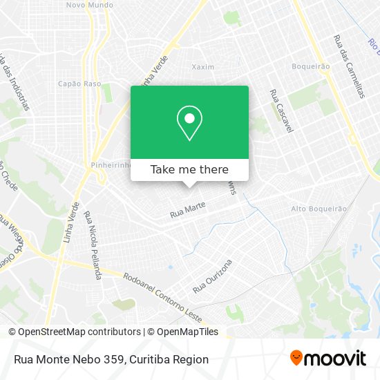 Mapa Rua Monte Nebo 359