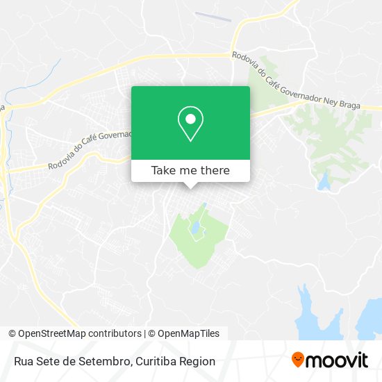 Mapa Rua Sete de Setembro