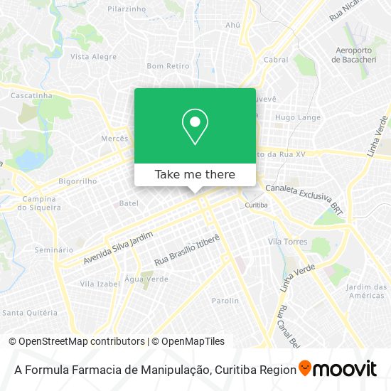 Mapa A Formula Farmacia de Manipulação