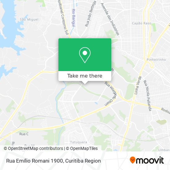 Rua Emílio Romani 1900 map