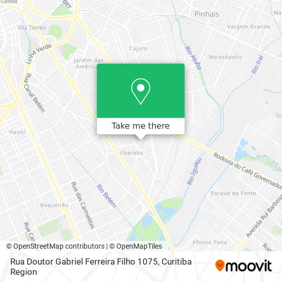 Rua Doutor Gabriel Ferreira Filho 1075 map