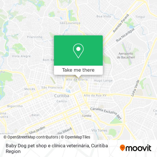 Baby Dog pet shop e clínica veterinária map