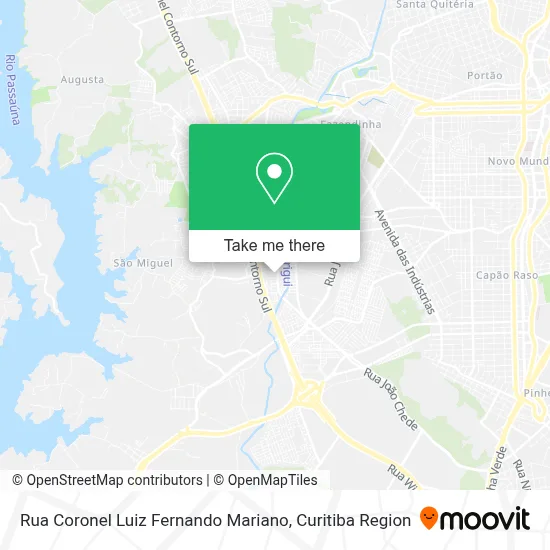 Rua Coronel Luiz Fernando Mariano map