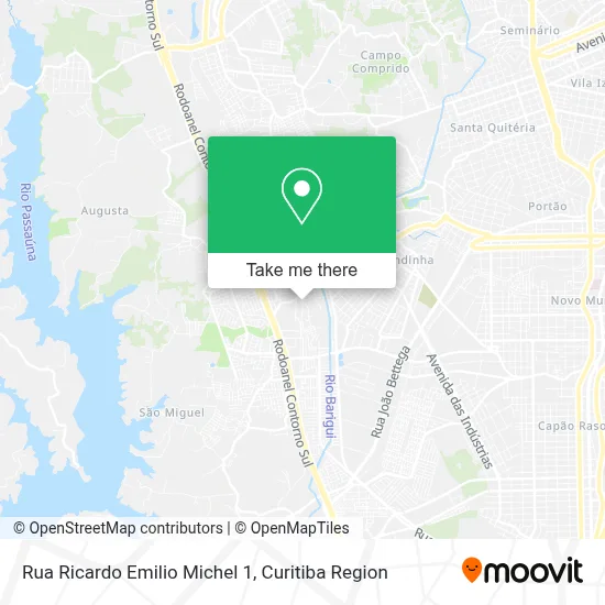 Rua Ricardo Emilio Michel 1 map