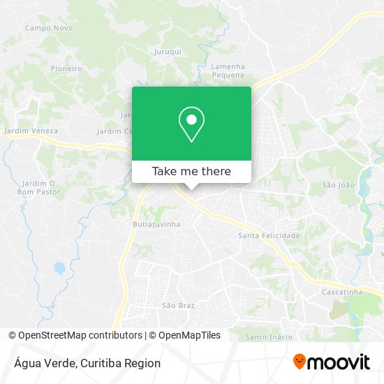 Água Verde map