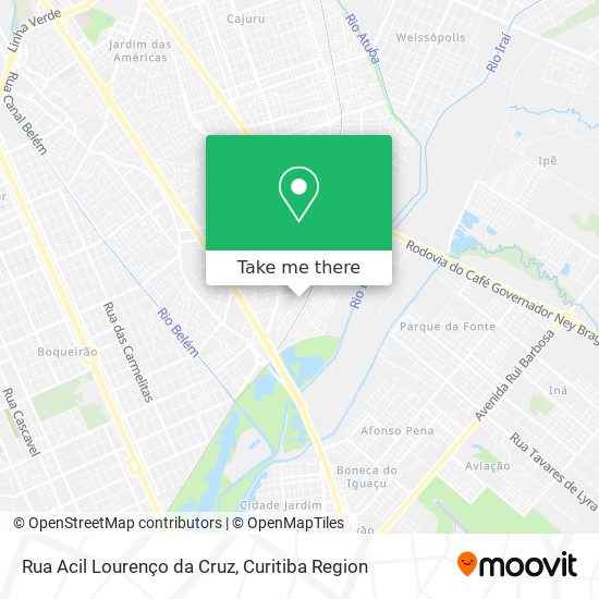 Rua Acil Lourenço da Cruz map