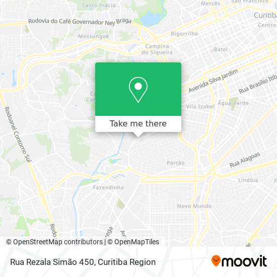 Rua Rezala Simão 450 map
