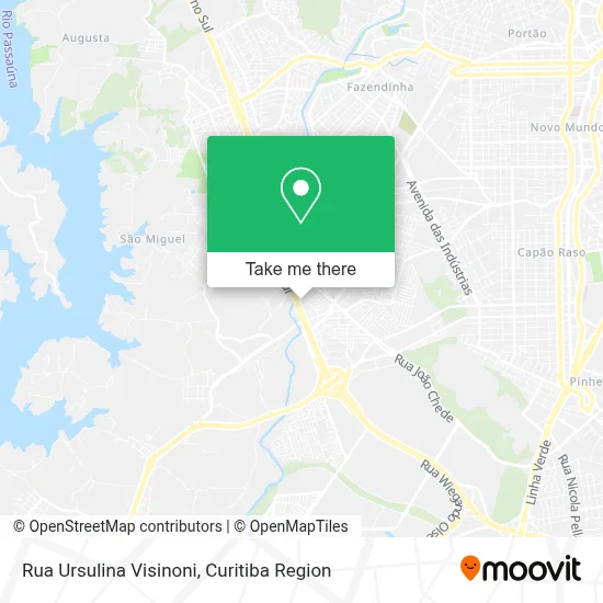 Rua Ursulina Visinoni map