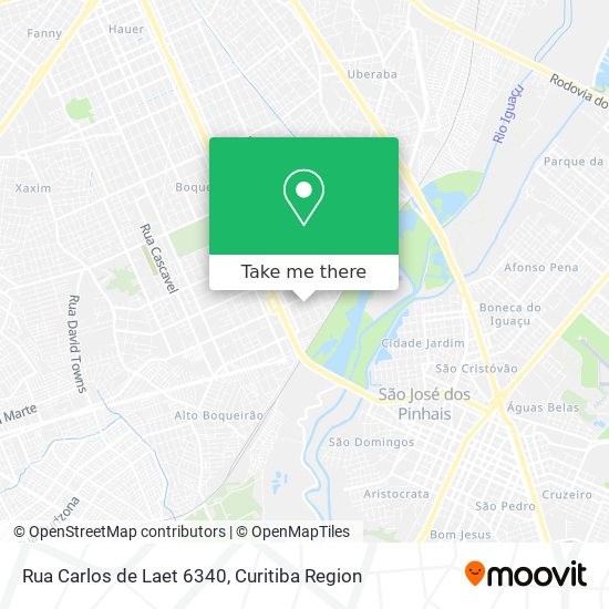 Rua Carlos de Laet 6340 map