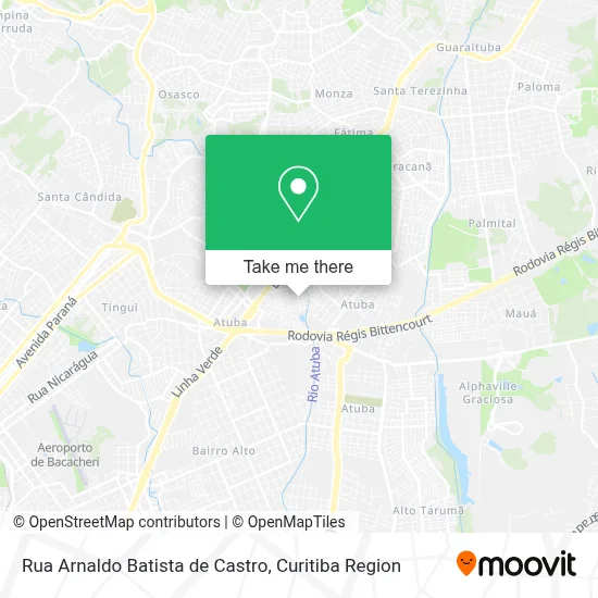 Rua Arnaldo Batista de Castro map