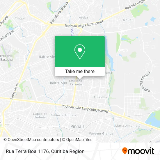 Rua Terra Boa 1176 map