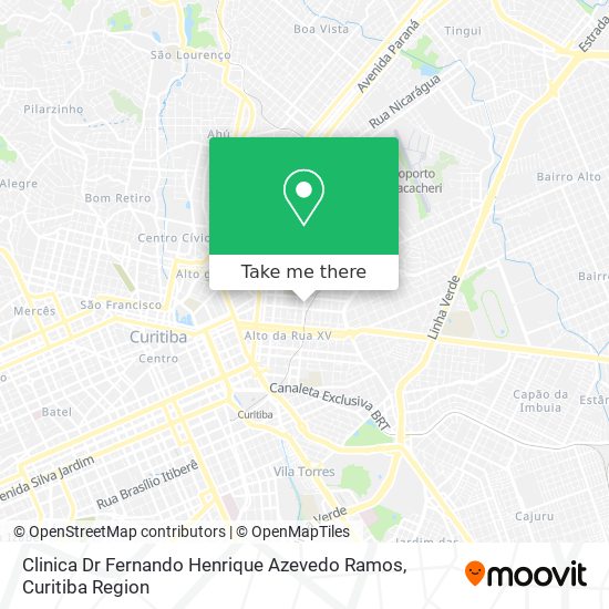 Mapa Clinica Dr Fernando Henrique Azevedo Ramos